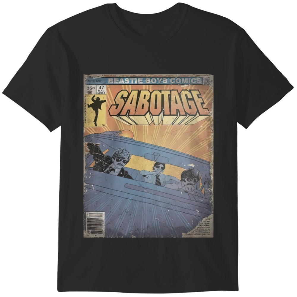 Beastie Boys Sabotage Shirt Beastie Boys Comics Sabotage Tshirt Unisex